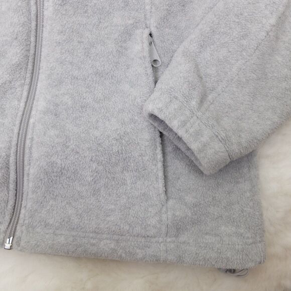 Columbia Cirrus Grey Heather Benton Springs Full Zip Fleece Jacket Size Small - Picture 9 of 14